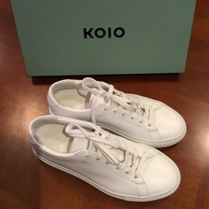 KOIO - Capri Triple White Sneakers - Size 37 New